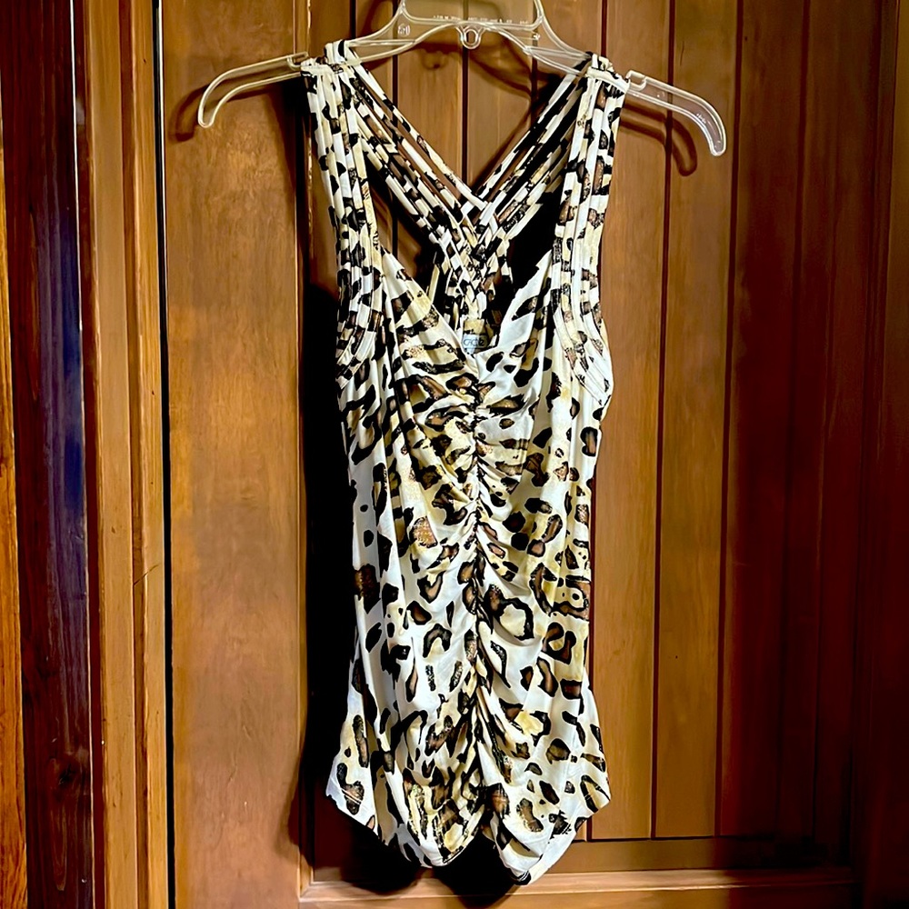 Cache cheetah print tank!